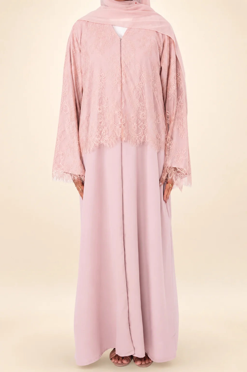 Laced Abaya