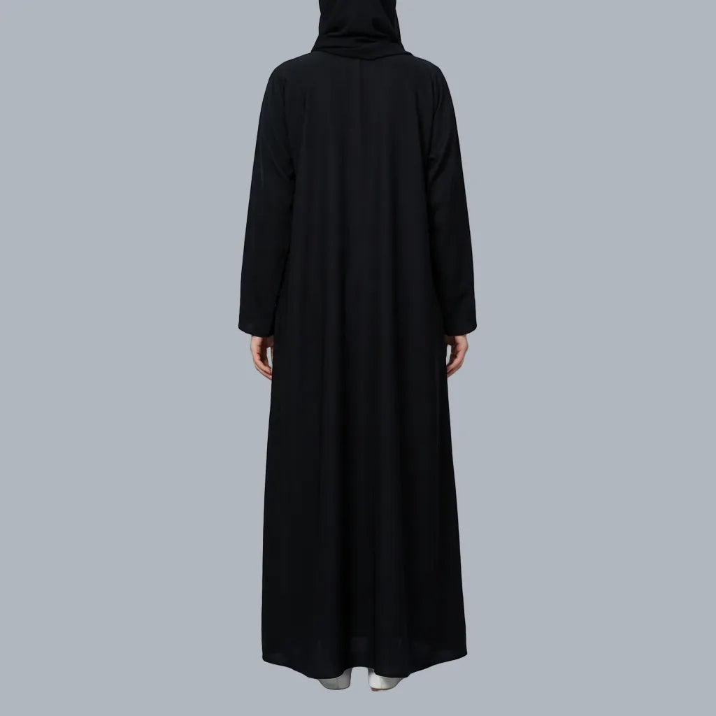 Beige-Black Double Side Abaya