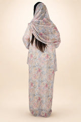 Blush Meadow  - Cream Abaya