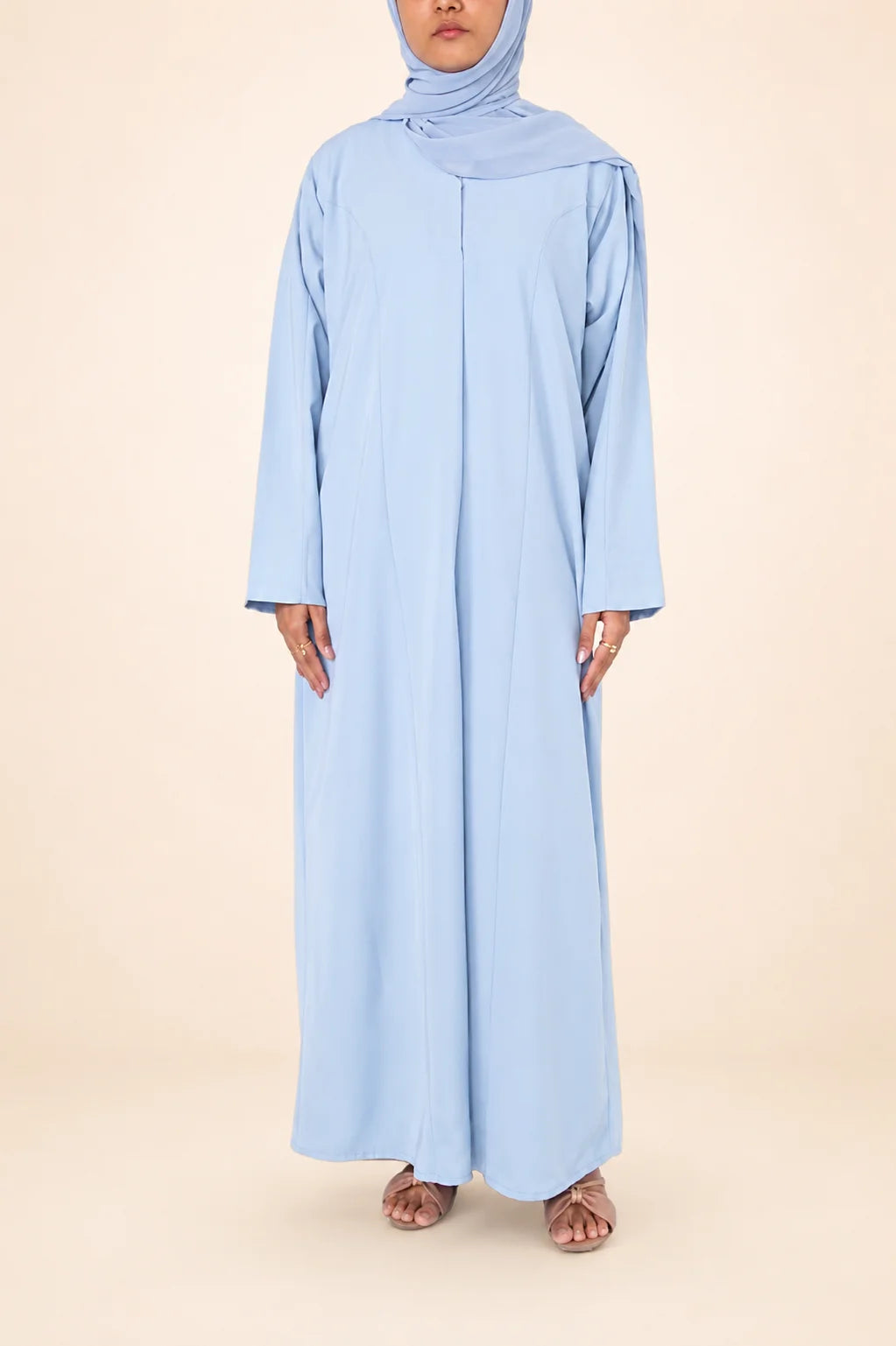 LINA - Powder Blue Abaya