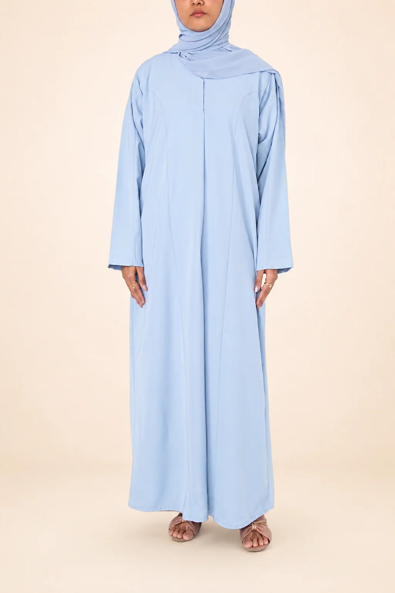 LINA - Powder Blue Abaya