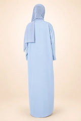 LINA - Powder Blue Abaya