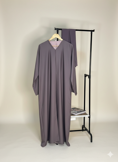 Pink-Purple Double Side Abaya
