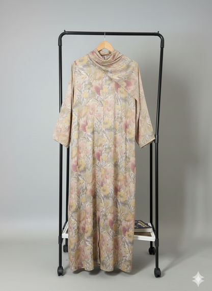 Floral Printed Abaya