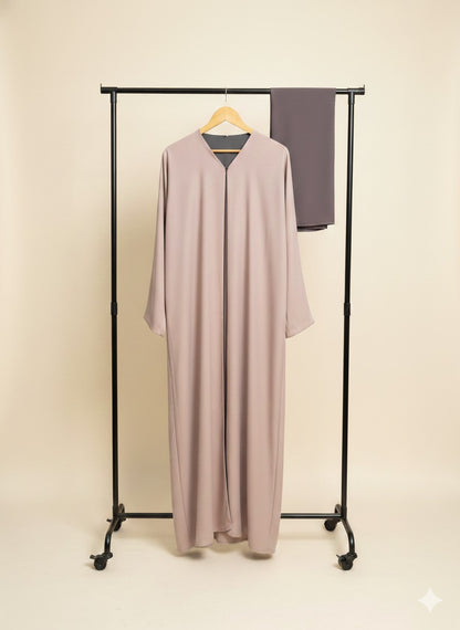 Pink-Purple Double Side Abaya