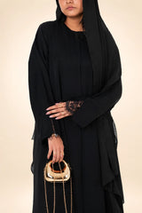 Zahra Embroidered Sleeve Abaya
