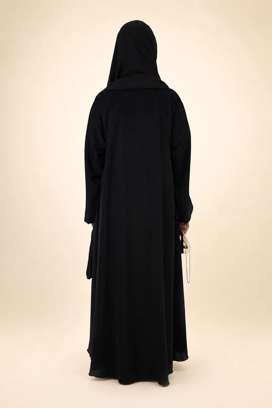 Zahra Embroidered Sleeve Abaya