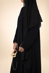 Zahra Embroidered Sleeve Abaya
