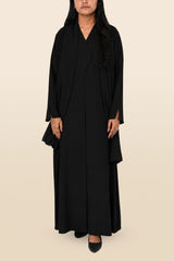 SIJAL - Plain Black Abaya