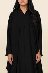 SIJAL - Plain Black Abaya
