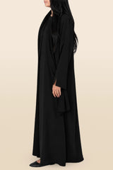 SIJAL - Plain Black Abaya
