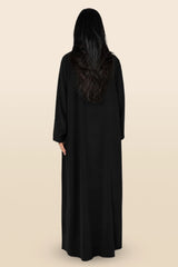 SIJAL - Plain Black Abaya