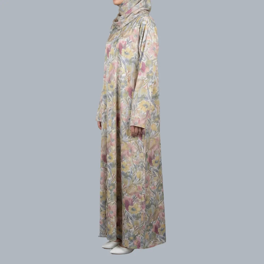 Floral Printed Abaya