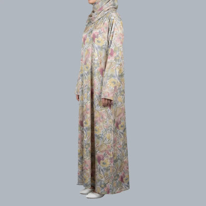 Floral Printed Abaya