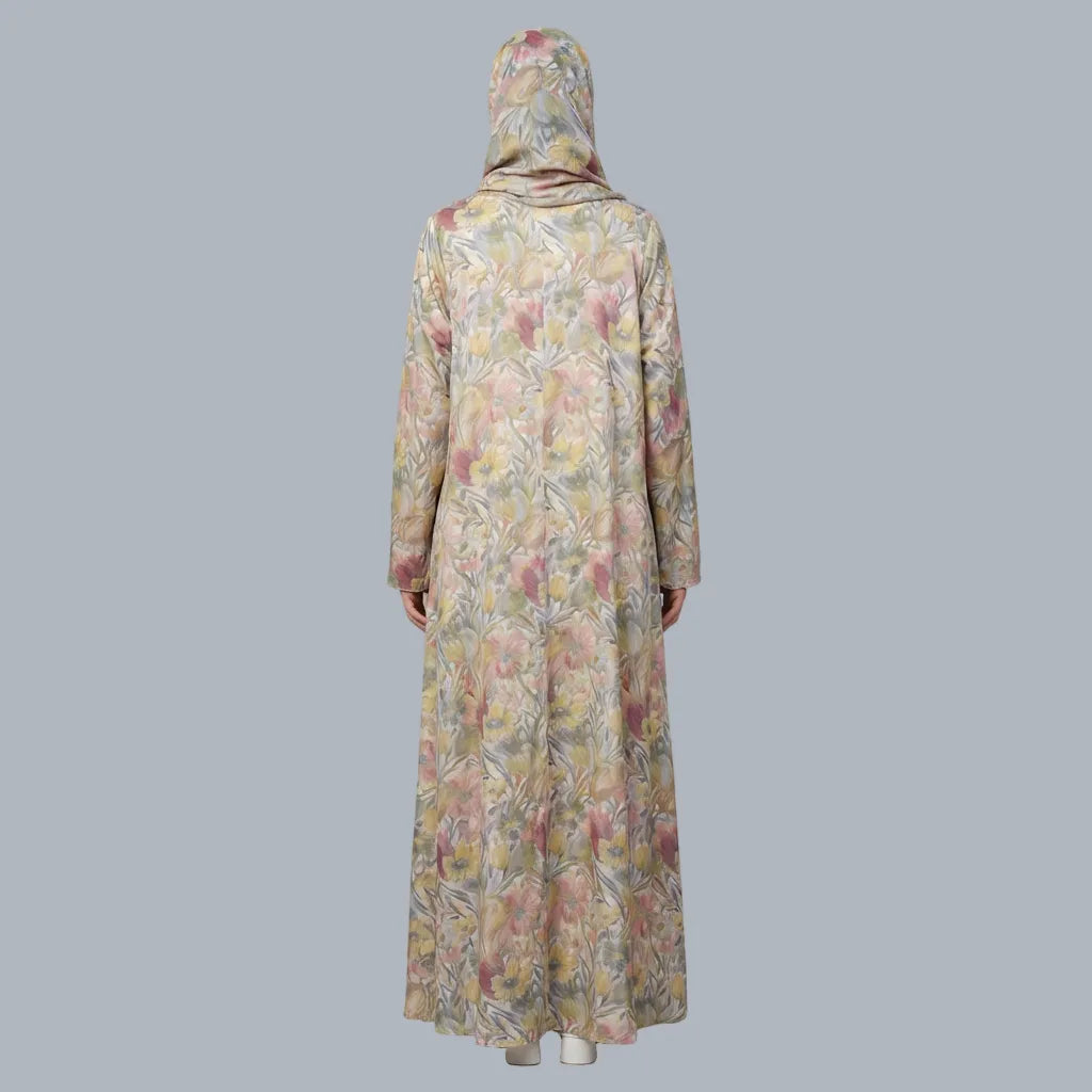 Floral Printed Abaya