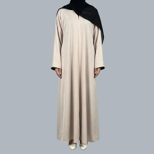 Beige-Black Double Side Abaya