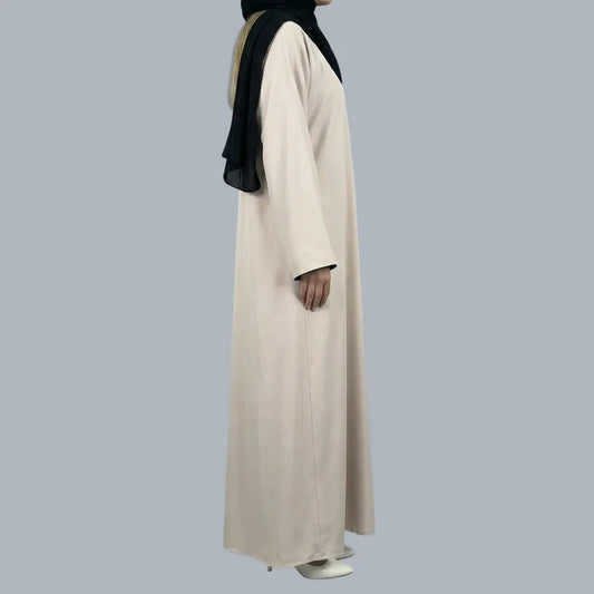 Beige-Black Double Side Abaya