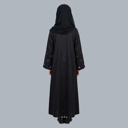 Black Crescent - Kids Abaya